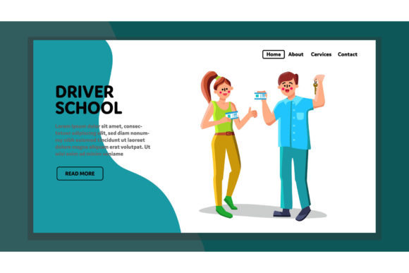 Driver School Students Show Driving