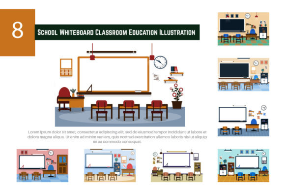 Enhancing Educational Visuals: A Guide to School Whiteboard Classroom Illustrations