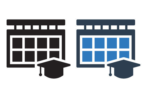 Integrating the Education Calendar Icon - School Date into Professional Design Workflows