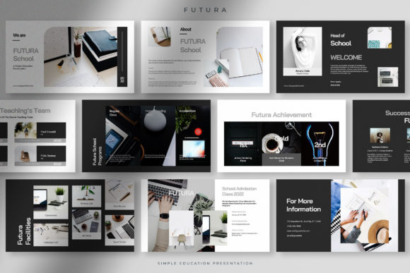 Simple Education Presentation: Elevating Institutional Visibility Through Design