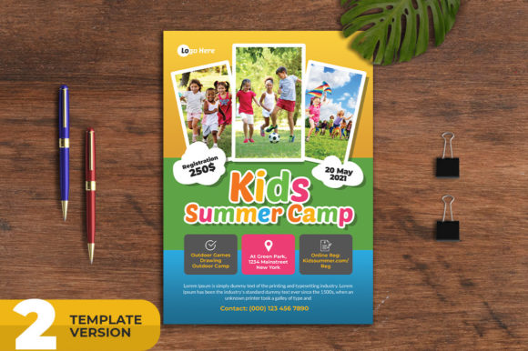 Streamline Your Summer Promotions with the Kids Summer Camp Flyer Pack