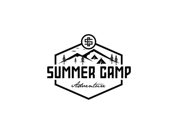 Summer Camp Adventure Logo Design